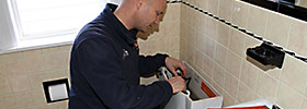fixing broken toilets is the most common job we do